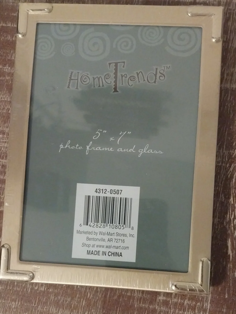 Brushed Silver 5x7 Photo Frame